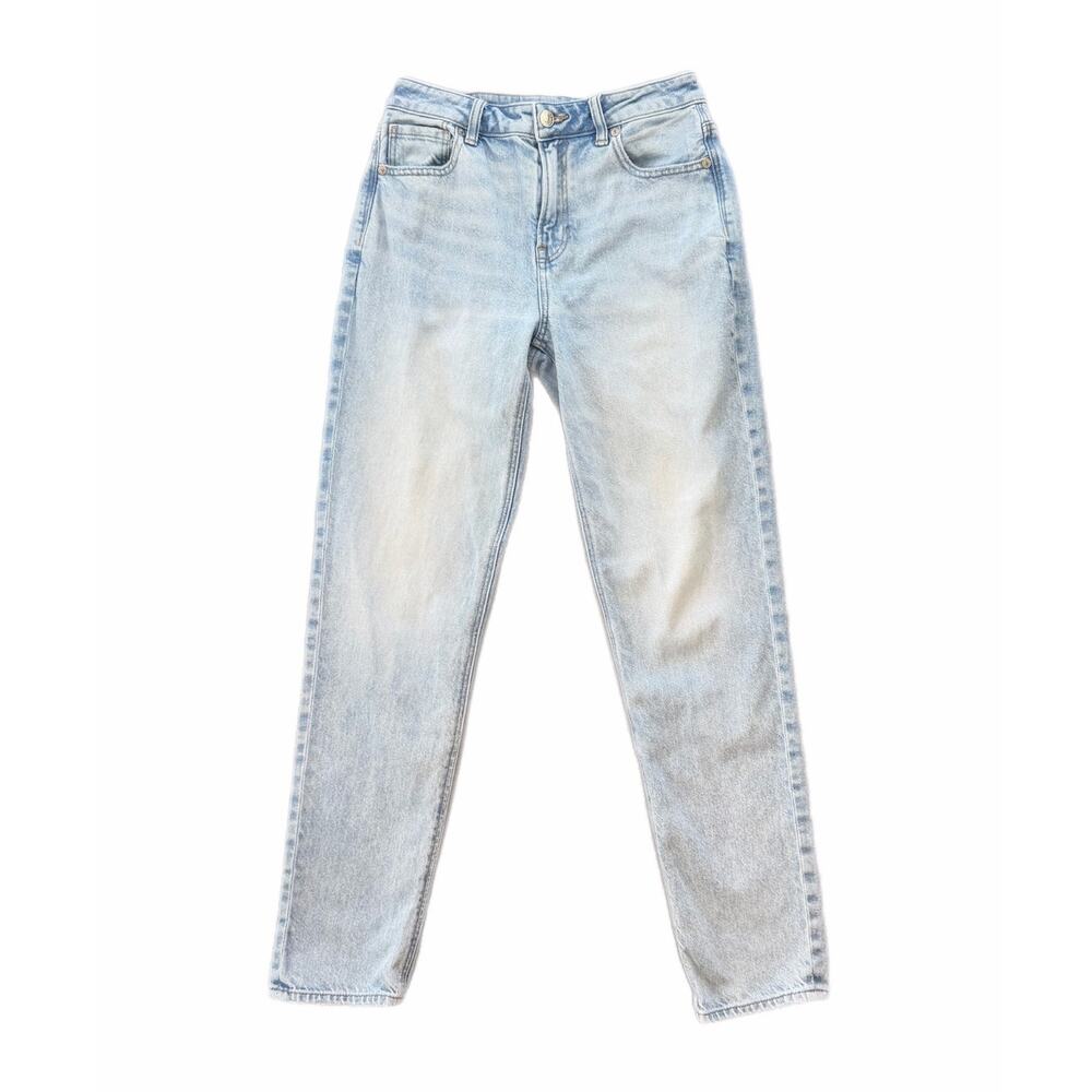 American Eagle Light Wash Everyday Basic Staple Casual School Denim Mom Jeans